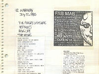 ANGRY SAMOANS Metal Mike Scrapbook 1980 – P.J. Galligan on Lead Guitar Page 18